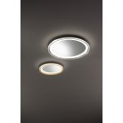 MIRO Φωτιστικό οροφής / τοίχου LED PERENZ 8258 OR LC - χρώμα βουρτσισμένο χρυσό /  με καθρέφτη Ø40cm  
