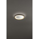 MIRO Φωτιστικό οροφής / τοίχου LED PERENZ 8258 OR LC - χρώμα βουρτσισμένο χρυσό /  με καθρέφτη Ø40cm  