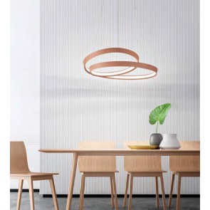 RITMO Φωτιστικό κρεμαστό LED PERENZ 6618 E LC - χρώμα της κανέλας Ø80cm