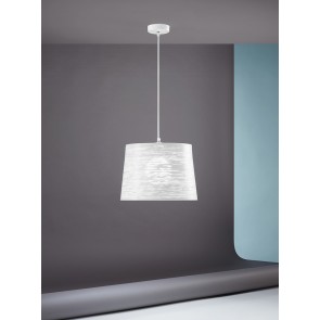 SLOT Κρεμαστό Φωτιστικό μεταλικό PERENZ 6658 B  - λευκό Ø 35cm