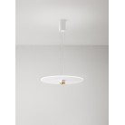 STREAM Φωτιστικό κρεμαστό LED PERENZ 8262 B LC- χρώμα λευκό ματ / βουρτσισμένο χρυσό  Ø71 cm  