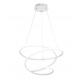 BOLOGNA Κρεμαστό Φωτιστικό LED RL Lighting R37051131  λευκό  Ø50cm