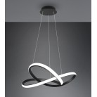 Κρεμαστό Φωτιστικό Reality Lighting R32051432 της συλλογής COURSE Μαύρο ματ 4000K