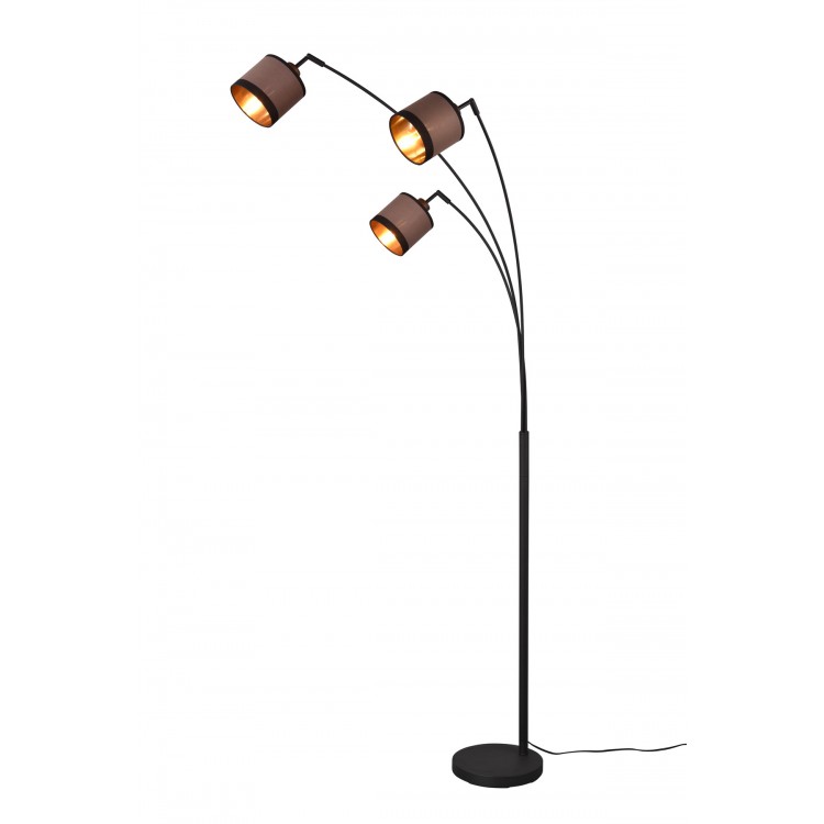 R41553041 DAVOS φωτιστικό δαπέδου REALITY LIGHTING χρώμα μαύρο ματ