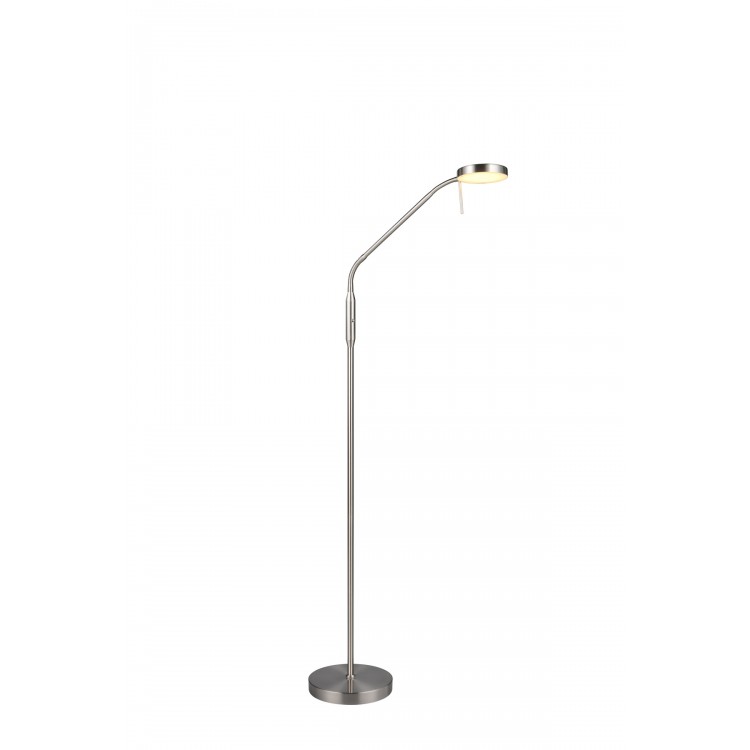 R44561107 MORENO φωτιστικό δαπέδου REALITY LIGHTING χρώμα νίκελ ματ