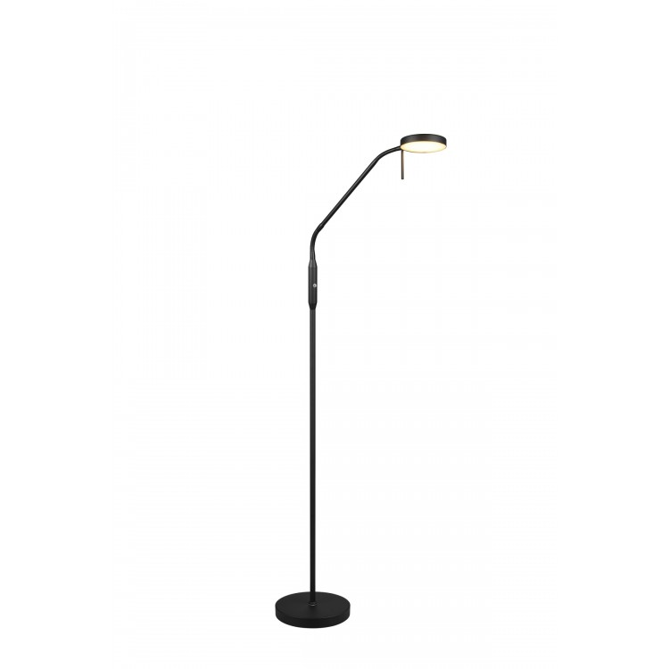 R44561132 MORENO φωτιστικό δαπέδου REALITY LIGHTING χρώμα μαύρο ματ
