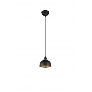 PUNCH Κρεμαστό Φωτιστικό RL Lighting R30811032 μαύρο χρυσό