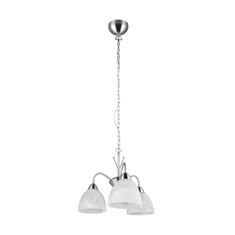 DOBBY Κρεμαστό Φωτιστικό RL Lighting R31053007 νίκελ τρίφωτο DOBBY Κρεμαστό Φωτιστικό RL Lighting R31053007 νίκελ τρίφωτο