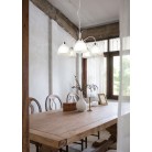 DOBBY Κρεμαστό Φωτιστικό RL Lighting R31055007 νίκελ πεντάφωτο DOBBY Κρεμαστό Φωτιστικό RL Lighting R31055007 νίκελ πεντάφωτο
