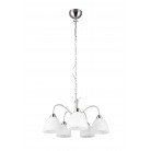 DOBBY Κρεμαστό Φωτιστικό RL Lighting R31055007 νίκελ πεντάφωτο DOBBY Κρεμαστό Φωτιστικό RL Lighting R31055007 νίκελ πεντάφωτο