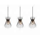 ROD Κρεμαστό Φωτιστικό RL Lighting R31533080 μαύρο χρυσό τρίφωτο ROD Κρεμαστό Φωτιστικό RL Lighting R31533080 μαύρο χρυσό τρίφωτο