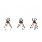 ROD Κρεμαστό Φωτιστικό RL Lighting R31533080 μαύρο χρυσό τρίφωτο ROD Κρεμαστό Φωτιστικό RL Lighting R31533080 μαύρο χρυσό τρίφωτο