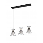 ROD Κρεμαστό Φωτιστικό RL Lighting R31533080 μαύρο χρυσό τρίφωτο ROD Κρεμαστό Φωτιστικό RL Lighting R31533080 μαύρο χρυσό τρίφωτο