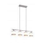DAVOS Κρεμαστό Φωτιστικό RL Lighting R31554006 χρωμέ υφασμάτινο DAVOS Κρεμαστό Φωτιστικό RL Lighting R31554006 χρωμέ υφασμάτινο