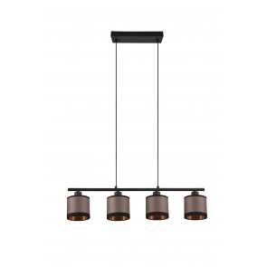 DAVOS Κρεμαστό Φωτιστικό RL Lighting R31554041 taupe υφασμάτινο