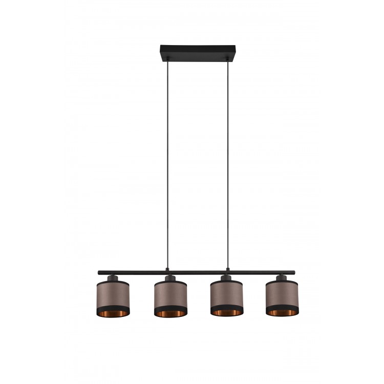 DAVOS Κρεμαστό Φωτιστικό RL Lighting R31554041 taupe υφασμάτινο DAVOS Κρεμαστό Φωτιστικό RL Lighting R31554041 taupe υφασμάτινο