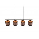 DAVOS Κρεμαστό Φωτιστικό RL Lighting R31554041 taupe υφασμάτινο DAVOS Κρεμαστό Φωτιστικό RL Lighting R31554041 taupe υφασμάτινο