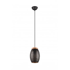 BIDAR Κρεμαστό Φωτιστικό RL Lighting R31571080 μαύρο χρυσό