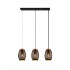 BIDAR Κρεμαστό Φωτιστικό RL Lighting R31573080 μαύρο χρυσό BIDAR Κρεμαστό Φωτιστικό RL Lighting R31573080 μαύρο χρυσό