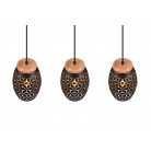 BIDAR Κρεμαστό Φωτιστικό RL Lighting R31573080 μαύρο χρυσό BIDAR Κρεμαστό Φωτιστικό RL Lighting R31573080 μαύρο χρυσό