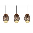 BIDAR Κρεμαστό Φωτιστικό RL Lighting R31573080 μαύρο χρυσό BIDAR Κρεμαστό Φωτιστικό RL Lighting R31573080 μαύρο χρυσό