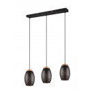BIDAR Κρεμαστό Φωτιστικό RL Lighting R31573080 μαύρο χρυσό BIDAR Κρεμαστό Φωτιστικό RL Lighting R31573080 μαύρο χρυσό