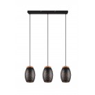 BIDAR Κρεμαστό Φωτιστικό RL Lighting R31573080 μαύρο χρυσό BIDAR Κρεμαστό Φωτιστικό RL Lighting R31573080 μαύρο χρυσό