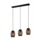 BIDAR Κρεμαστό Φωτιστικό RL Lighting R31573080 μαύρο χρυσό BIDAR Κρεμαστό Φωτιστικό RL Lighting R31573080 μαύρο χρυσό