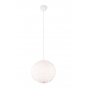 FURRY Κρεμαστό Φωτιστικό RL Lighting R31581001 λευκό χνουδωτό