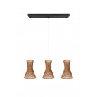 BIJOU Κρεμαστό Φωτιστικό RL Lighting R31833026 φυσικό τρίφωτο BIJOU Κρεμαστό Φωτιστικό RL Lighting R31833026 φυσικό τρίφωτο