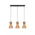 BIJOU Κρεμαστό Φωτιστικό RL Lighting R31833026 φυσικό τρίφωτο BIJOU Κρεμαστό Φωτιστικό RL Lighting R31833026 φυσικό τρίφωτο