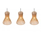 BIJOU Κρεμαστό Φωτιστικό RL Lighting R31833026 φυσικό τρίφωτο BIJOU Κρεμαστό Φωτιστικό RL Lighting R31833026 φυσικό τρίφωτο