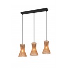 BIJOU Κρεμαστό Φωτιστικό RL Lighting R31833026 φυσικό τρίφωτο BIJOU Κρεμαστό Φωτιστικό RL Lighting R31833026 φυσικό τρίφωτο