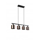 JASON Κρεμαστό Φωτιστικό RL Lighting R36304064 bronze τετράφωτο JASON Κρεμαστό Φωτιστικό RL Lighting R36304064 bronze τετράφωτο