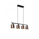 JASON Κρεμαστό Φωτιστικό RL Lighting R36304064 bronze τετράφωτο JASON Κρεμαστό Φωτιστικό RL Lighting R36304064 bronze τετράφωτο