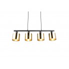 JASON Κρεμαστό Φωτιστικό RL Lighting R36304079 χρυσό τετράφωτο JASON Κρεμαστό Φωτιστικό RL Lighting R36304079 χρυσό τετράφωτο
