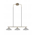 ELUNA Κρεμαστό Φωτιστικό RL Lighting R36523004 διάφανο τρίφωτο ELUNA Κρεμαστό Φωτιστικό RL Lighting R36523004 διάφανο τρίφωτο