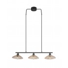 ELUNA Κρεμαστό Φωτιστικό RL Lighting R36523032 amber τρίφωτο