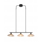 ELUNA Κρεμαστό Φωτιστικό RL Lighting R36523032 amber τρίφωτο