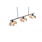 ELUNA Κρεμαστό Φωτιστικό RL Lighting R36523032 amber τρίφωτο