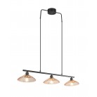 ELUNA Κρεμαστό Φωτιστικό RL Lighting R36523032 amber τρίφωτο