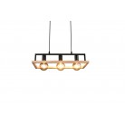 BANO Κρεμαστό Φωτιστικό RL Lighting R36693032 ξύλινο τρίφωτο BANO Κρεμαστό Φωτιστικό RL Lighting R36693032 ξύλινο τρίφωτο