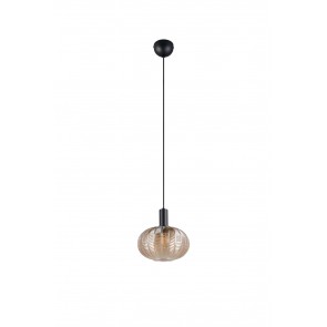 ELVEZIA Κρεμαστό Φωτιστικό RL Lighting R36771013 amber γυάλινο