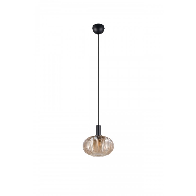 ELVEZIA Κρεμαστό Φωτιστικό RL Lighting R36771013 amber γυάλινο ELVEZIA Κρεμαστό Φωτιστικό RL Lighting R36771013 amber γυάλινο