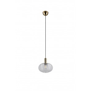 ELVEZIA Κρεμαστό Φωτιστικό RL Lighting R36771052 διάφανο γυάλινο
