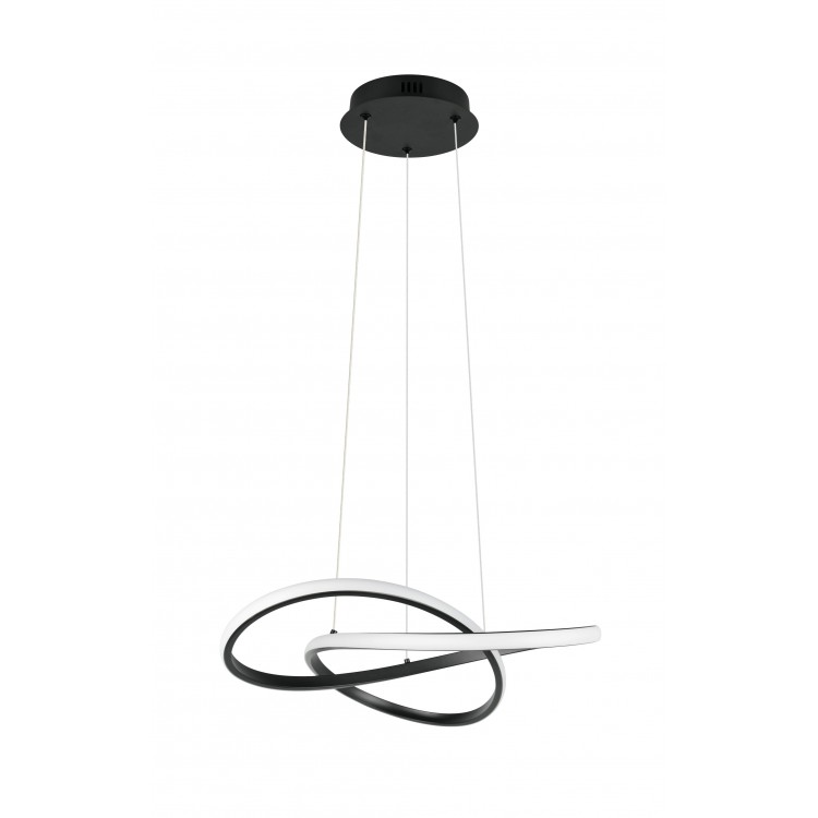 MANSA Κρεμαστό Φωτιστικό LED RL Lighting R33111132 μαύρο κυκλικό MANSA Κρεμαστό Φωτιστικό LED RL Lighting R33111132 μαύρο κυκλικό