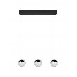 SENTA Κρεμαστό Φωτιστικό LED RL Lighting R33553106 χρωμέ τρίφωτο ράγα