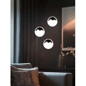 SENTA Κρεμαστό Φωτιστικό LED RL Lighting R33553306 χρωμέ τρίφωτο