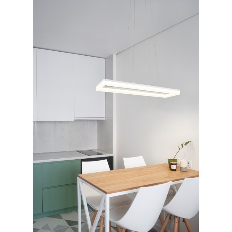 CAMINO Κρεμαστό Φωτιστικό LED RL Lighting R35771131 λευκό γραμμικό