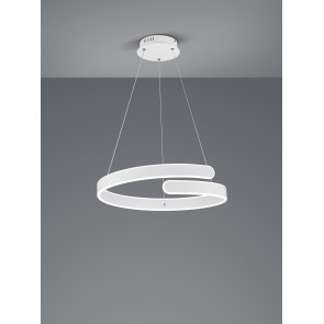 PARMA Κρεμαστό Φωτιστικό LED RL Lighting R37071131 λευκό κυκλικό